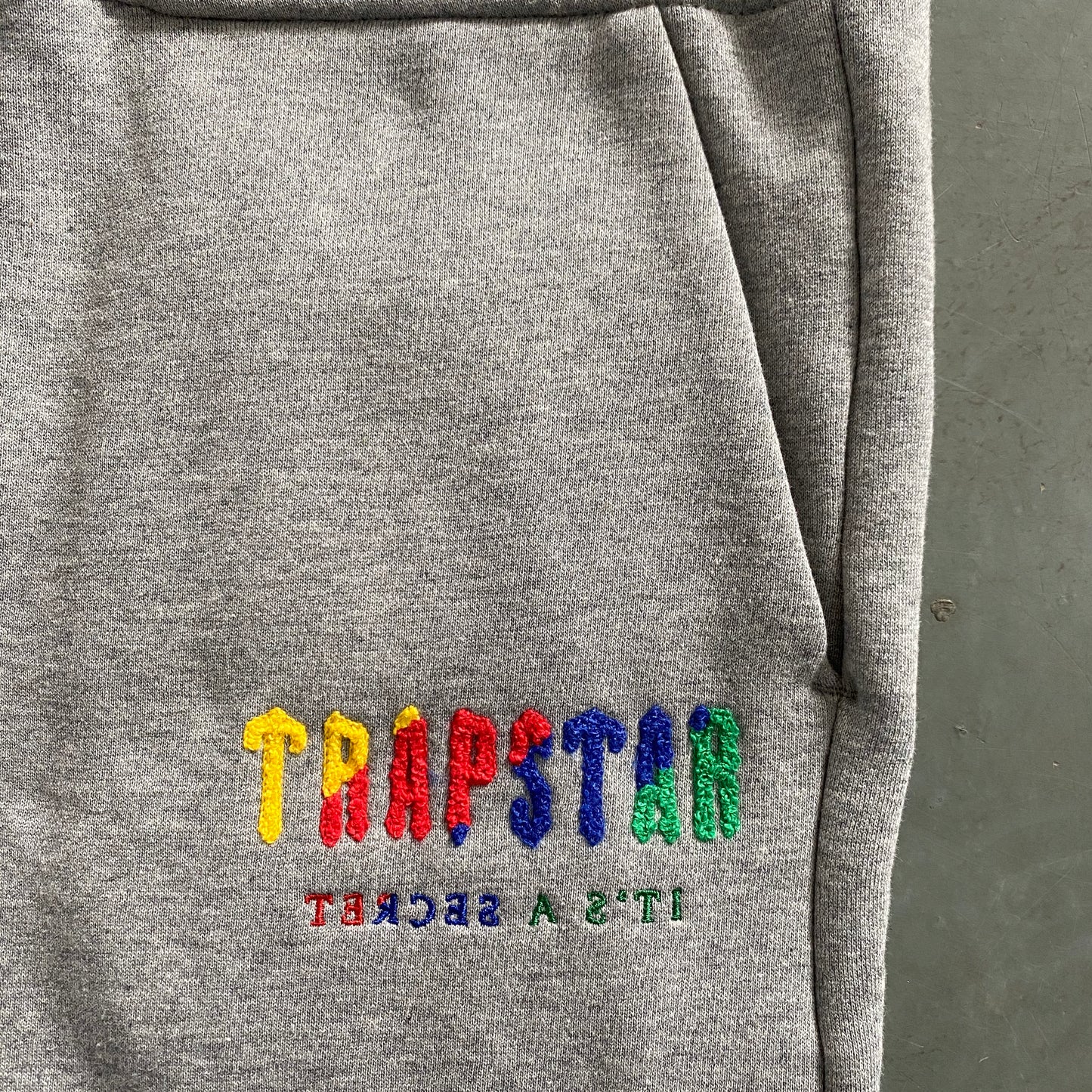TRAPSTAR GREY RAINBOW SUIT