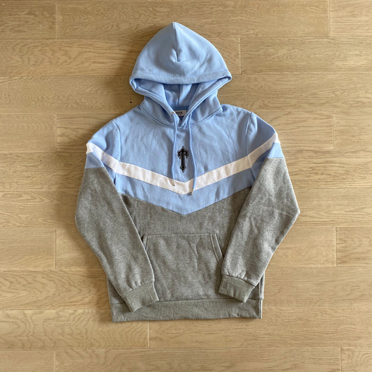 TRAPSTAR V-STRIPE GREY/LIGHTBLUE TRACKSUIT 3.0