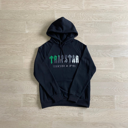 TRAPSTAR BLACK/GREEN TRACKSUIT 2.0