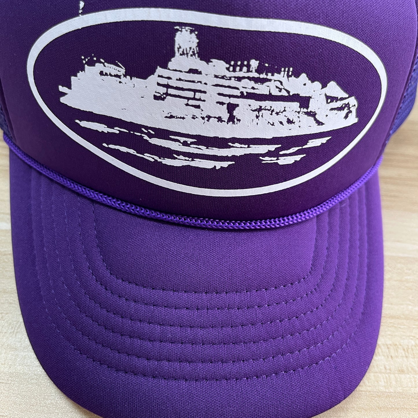 CORTEIZ ALCATRAZ PURPLE/WHITE CAP