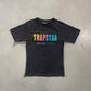 TRAPSTAR BLACK RAINBOW SUIT