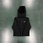 TRAPSTAR HOODED PUFFER - TRIPLE BLACK