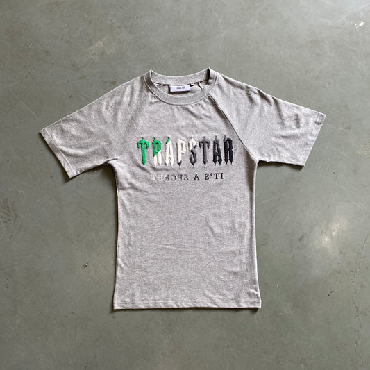CHENILLE TRAPSTAR GREY/GREEN T-SHIRT