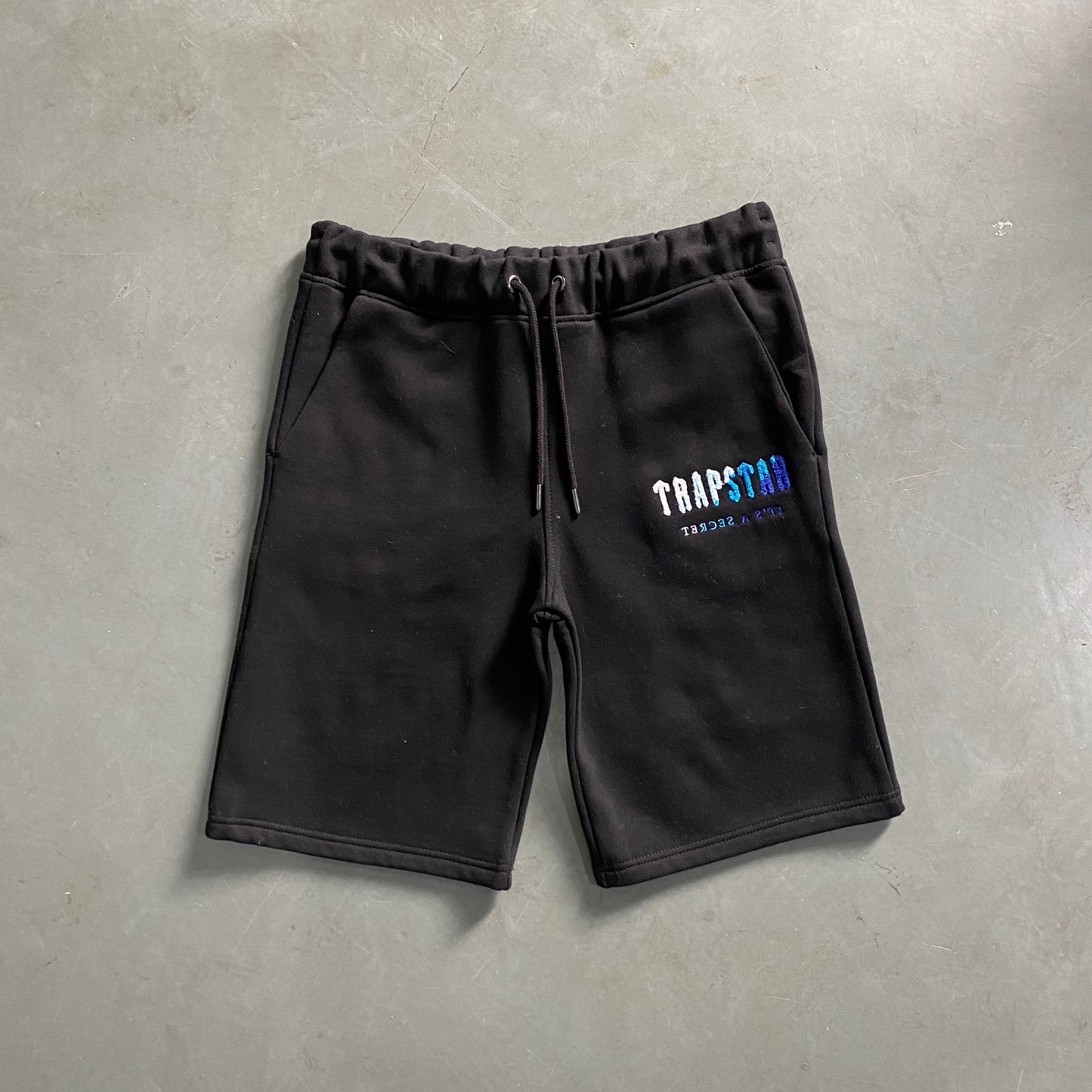 TRAPSTAR BLACK/BLUE T-SHIRT