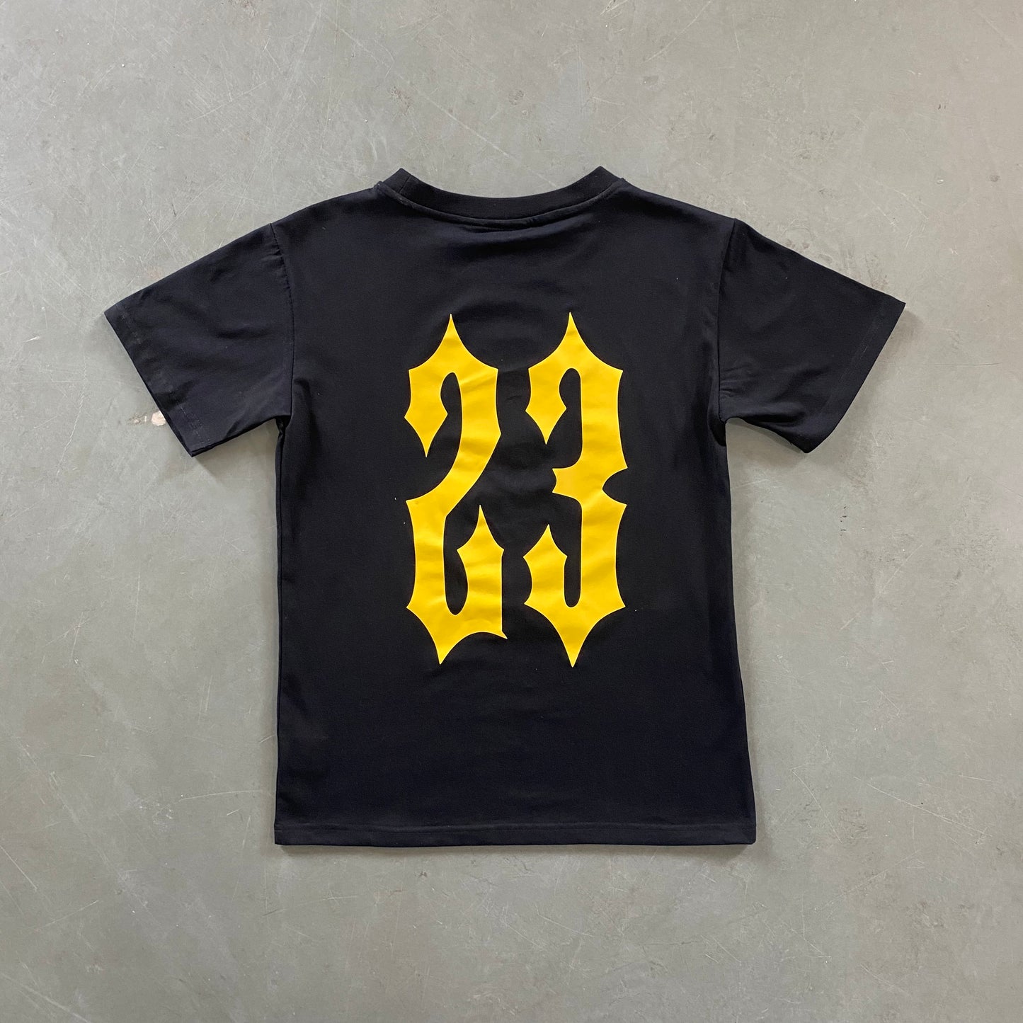 TRAPSTAR BLACK/YELLOW T-SHIRT