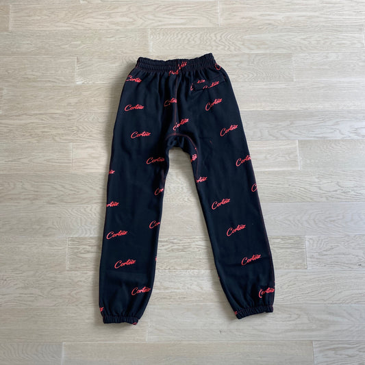 CORTEIZ BLACK/RED JOGGERS