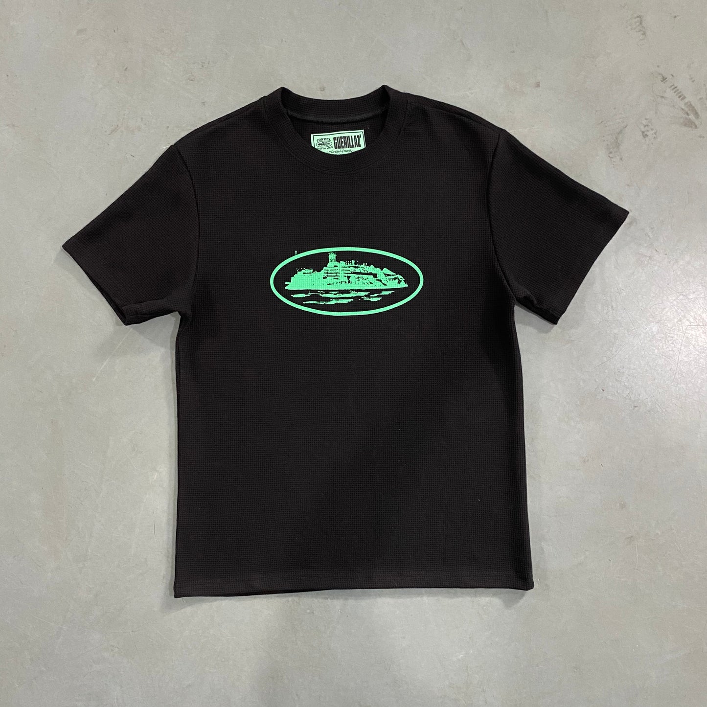 CORTEZ BLACK/GREEN STONE T-SHIRT