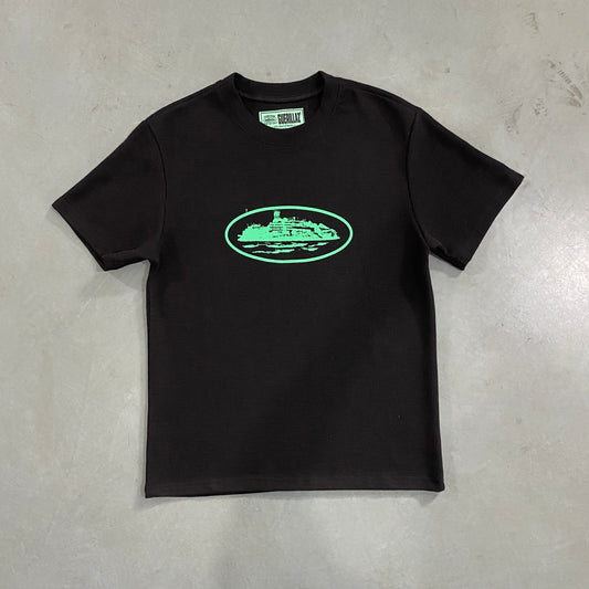 CORTEZ BLACK/GREEN STONE T-SHIRT