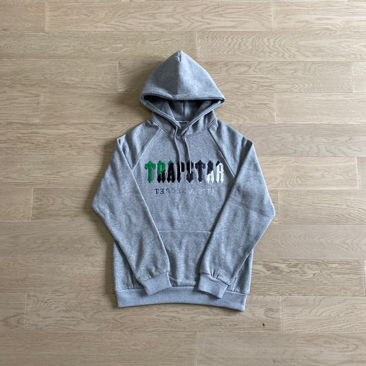 TRAPSTAR GREY/GREEN TRACKSUIT 2.0