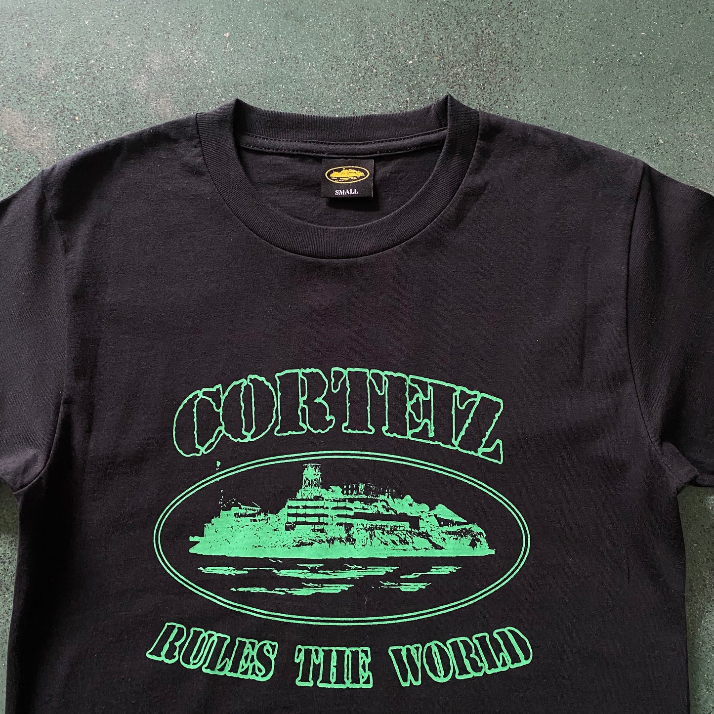 CORTEZ RULES BLACK/GREEN T-SHIRT