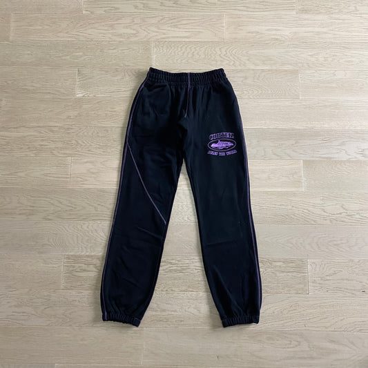 CORTEIZ ALCATRAZ BLACK/PURPLE JOGGERS