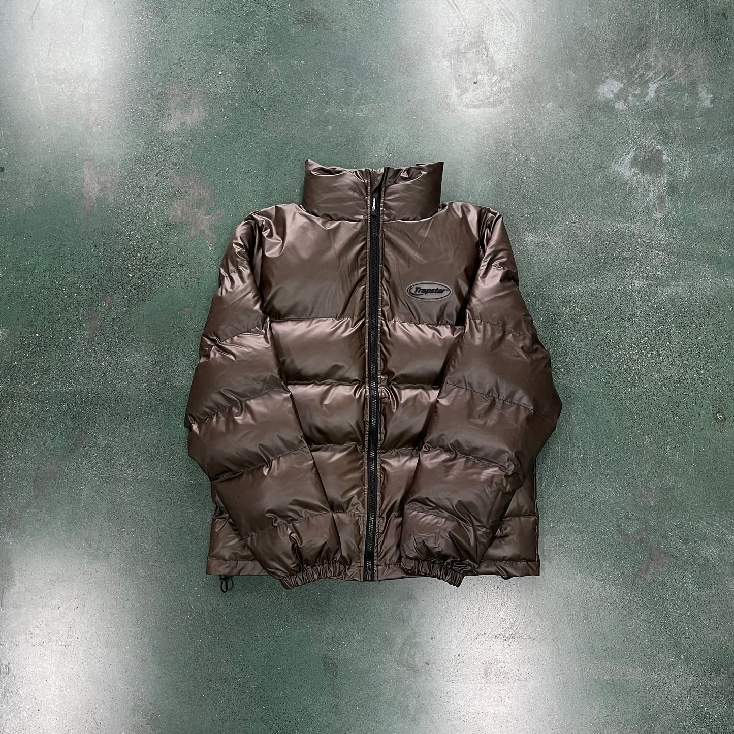 HYPERDRIVE PUFFER JACKET-BROWN