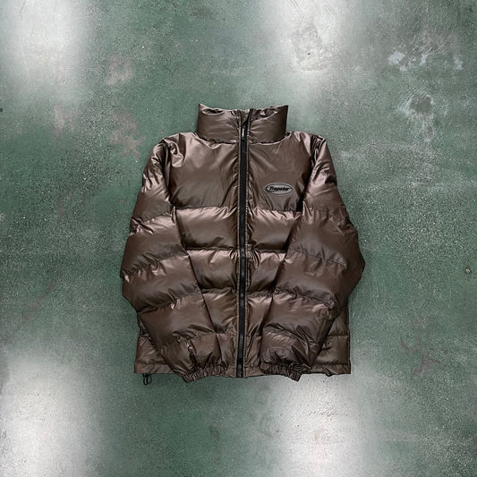 HYPERDRIVE PUFFER JACKET-BROWN
