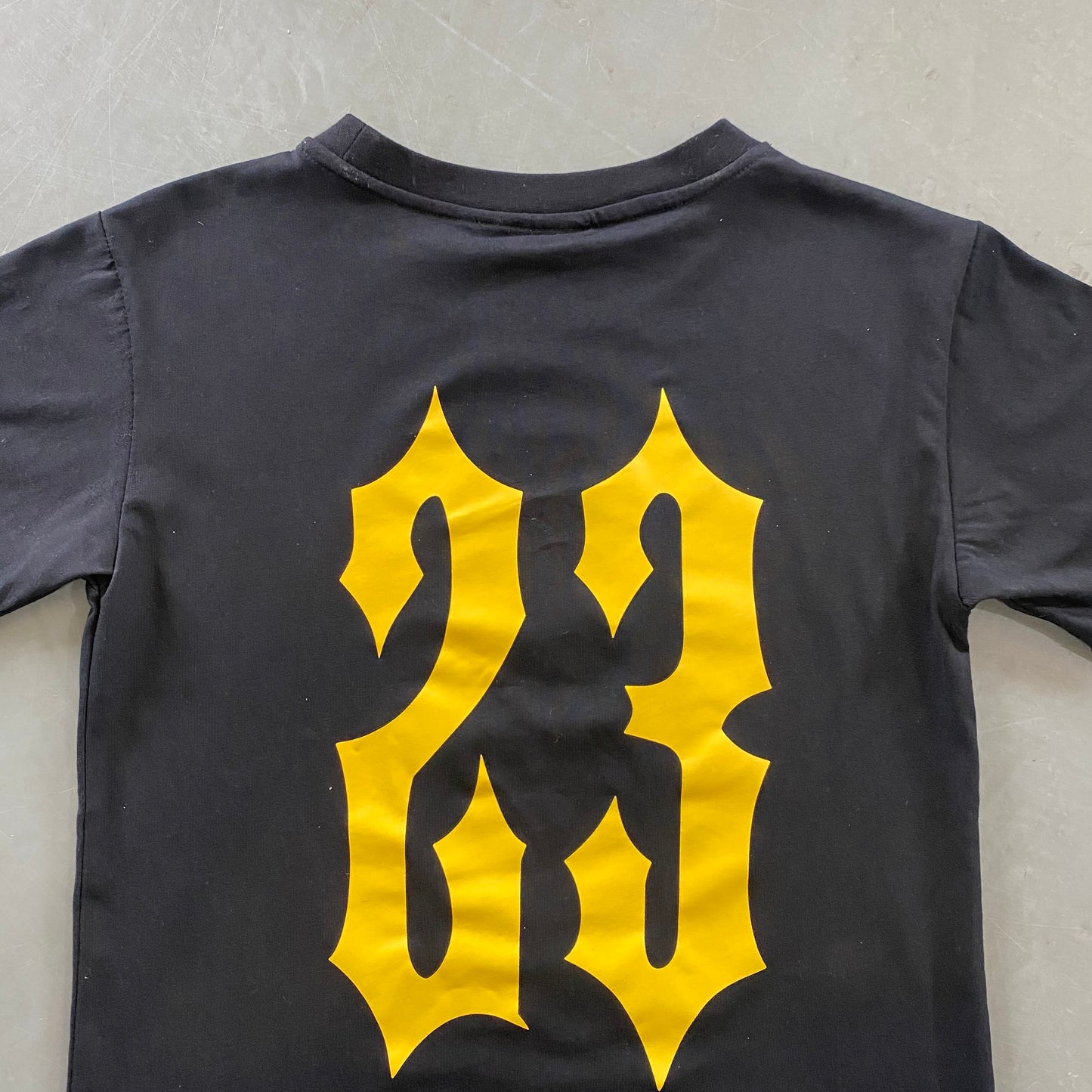 TRAPSTAR BLACK/YELLOW T-SHIRT