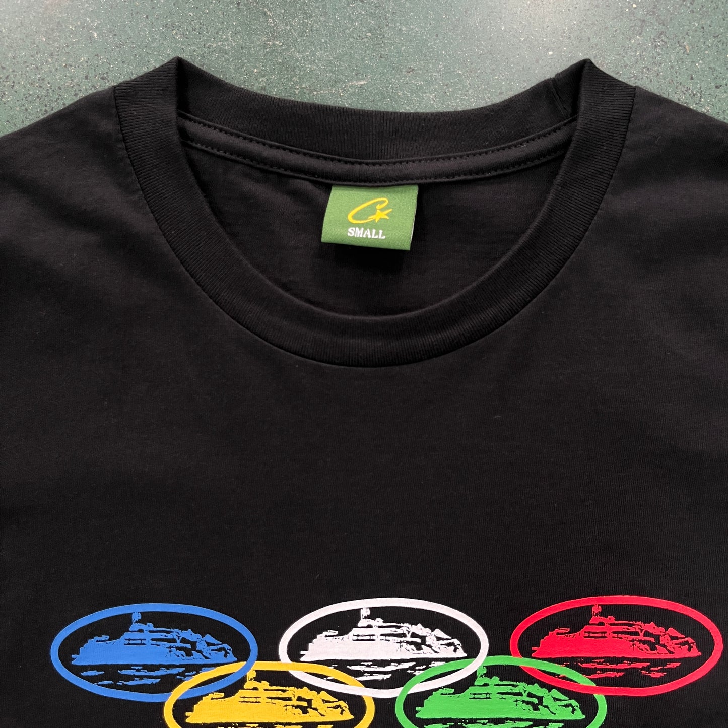 CORTEZ OLYMPIC BLACK T-SHIRT