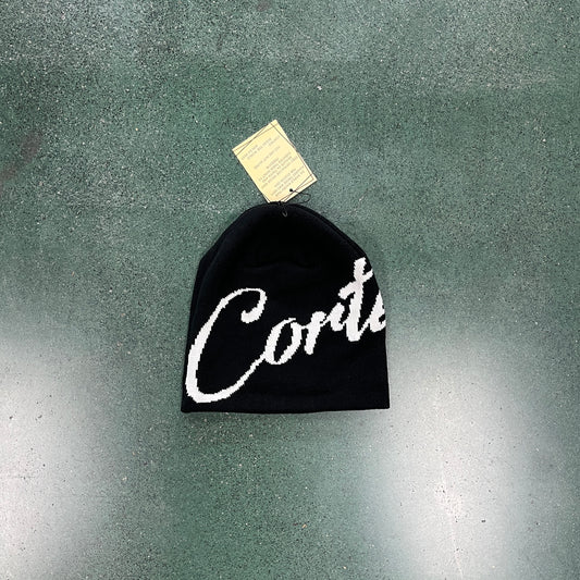 CORTEIZ BLACK/WHITE BEANIE