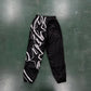 CORTEIZ ALL BLACK NYLON JOGGERS