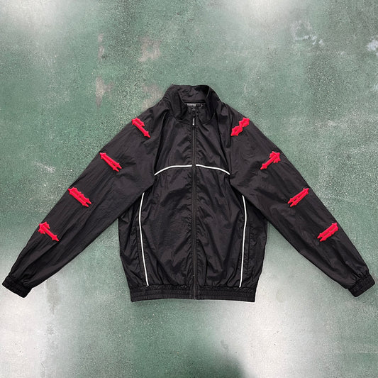 IRONGATE TRAPSTAR BLACK/RED TRACKSUIT