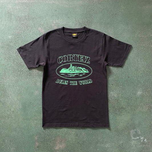 CORTEZ RULES BLACK/GREEN T-SHIRT