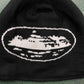 CORTEIZ ALCATRAZ BLACK/WHITE BEANIE