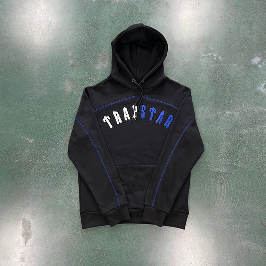 TRAPSTAR BLACK/BLUE TRACKSUIT 2.0