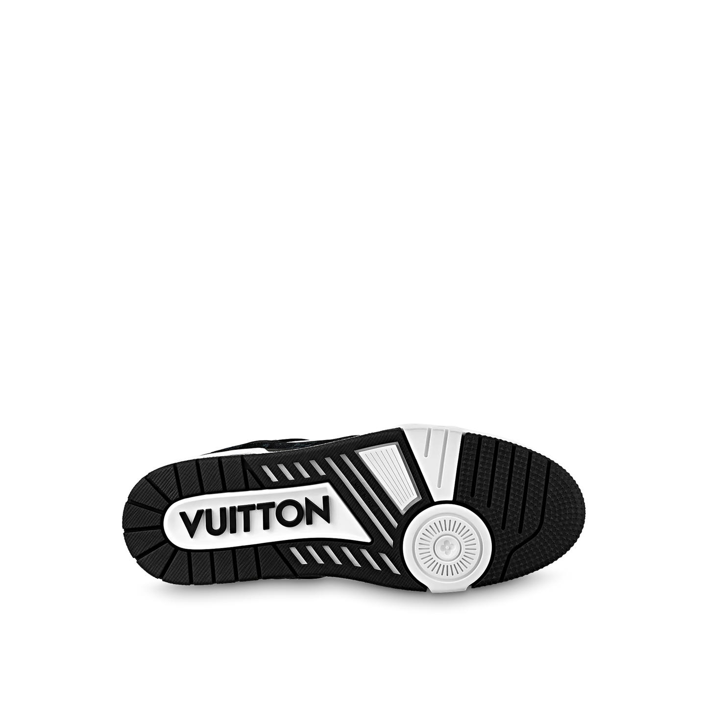 SNEAKER LV TRAINER BLACK N WHITE