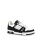 SNEAKER LV TRAINER BLACK N WHITE